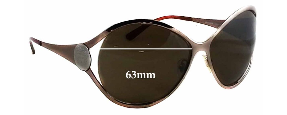 Sunglass Fix Replacement Lenses for Versace MOD 2098 - 63mm Wide