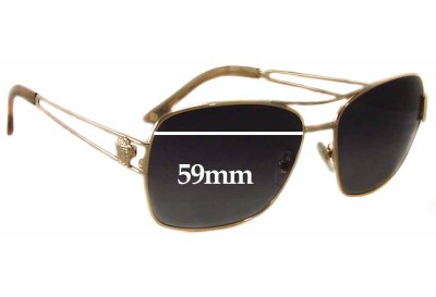 Versace MOD 2138 Replacement Lenses 59mm wide 