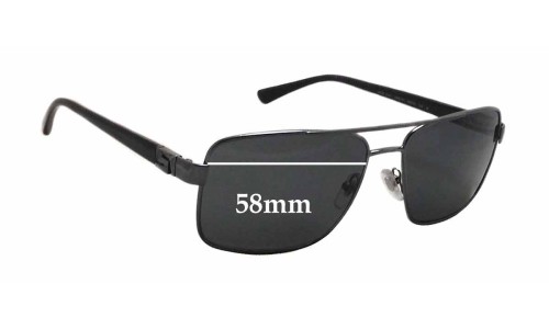 Sunglass Fix Replacement Lenses for Versace MOD 2141 - 58mm Wide 