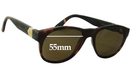 Sunglass Fix Replacement Lenses for Versace MOD 410 - 55mm Wide 