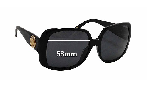 Sunglass Fix Replacement Lenses for Versace VE 4224-K - 58mm Wide 