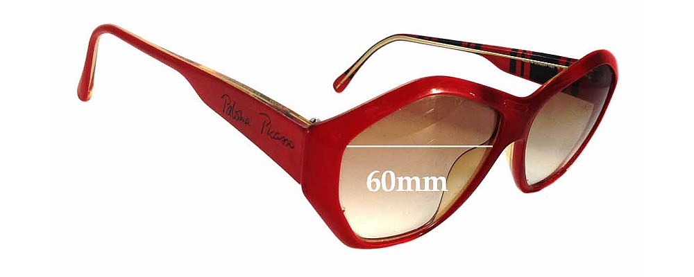 Sunglass Fix Replacement Lenses for Vienna 1463 - 60mm Wide