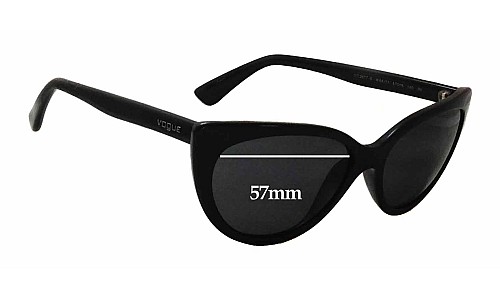 Sunglass Fix Replacement Lenses for Vogue VO2677-S - 57mm Wide 