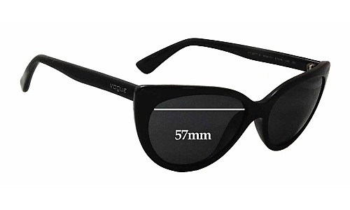 Sunglass Fix Ersatzgläser für Vogue VO2677-S - 57mm Wide 