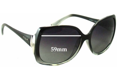 Vogue VO2695-S Replacement Lenses 59mm wide 