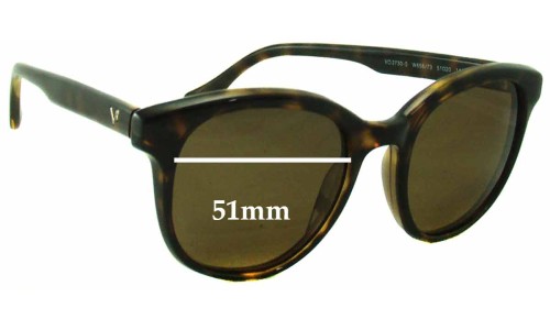 Sunglass Fix Replacement Lenses for Vogue VO2730-S - 51mm Wide 