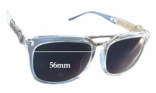 Sunglass Fix Replacement Lenses for Versace MOD 280 - 56mm Wide 
