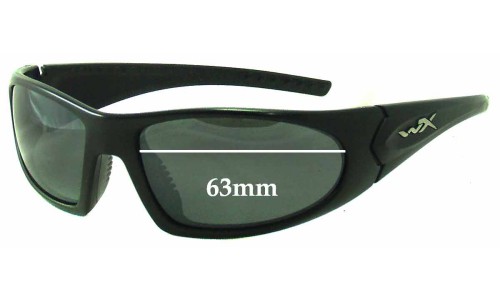 Sunglass Fix Replacement Lenses for Wiley X Wiley X Zen - 63mm Wide 
