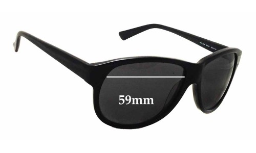 Sunglass Fix Replacement Lenses for William Rast 2059P - 59mm Wide 