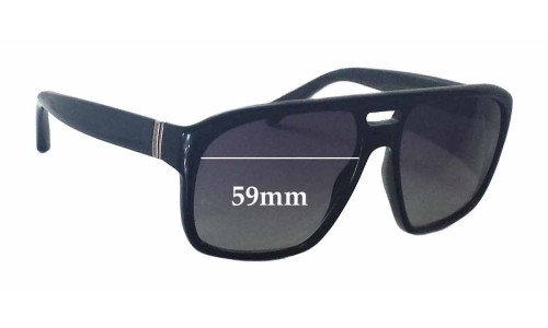 Sunglass Fix Replacement Lenses for Yves Saint Laurent YSL2317/S - 59mm Wide 