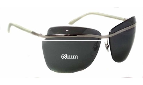 Sunglass Fix Replacement Lenses for Yves Saint Laurent YSL6361/S - 68mm Wide 