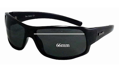 Sunglass Fix Replacement Lenses for Zenith The Duke - 66mm Wide 