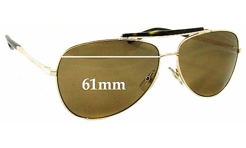 Sunglass Fix Replacement Lenses for Hugo Boss 0477/S - 61mm Wide 