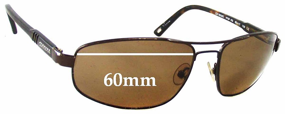 Sunglass Fix Replacement Lenses for Carrera 7002S - 60mm Wide