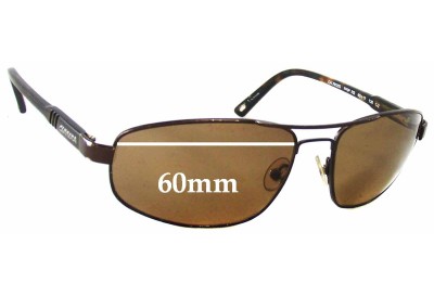 Carrera 7002S Replacement Lenses 60mm wide 