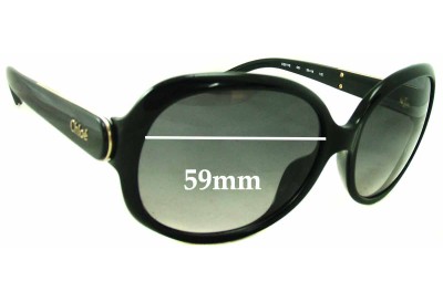 Chloe CE 611S Replacement Lenses 59mm wide 