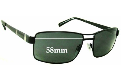  Sunglass Fix Replacement Lenses for Country Road CR Sun Rx 01 - 58mm Wide 