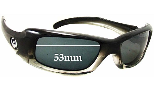 Sunglass Fix Replacement Lenses for Dragon Grifter - 53mm Wide 