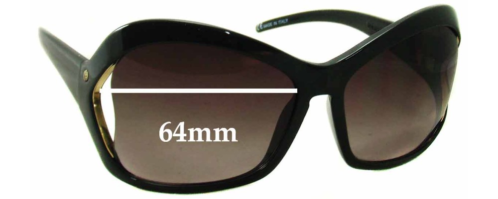 Sunglass Fix Replacement Lenses for Electric Heartache - 64mm Wide