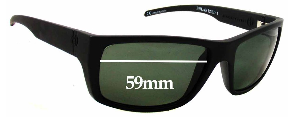 Sunglass Fix Replacement Lenses for Electric Sixer - 59mm Wide
