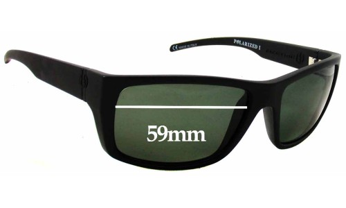 Sunglass Fix Replacement Lenses for Electric Sixer - 59mm Wide 