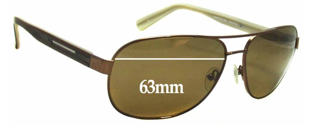 Gant GS Marcus Replacement Sunglass Lenses - 63mm Wide 