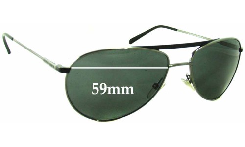 Sunglass Fix Replacement Lenses for Giorgio Armani GA 916/S - 59mm Wide 