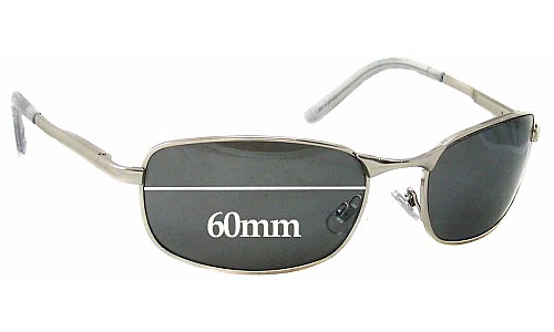 Sunglass Fix Replacement Lenses for NYS NYS 2655 - 60mm Wide 