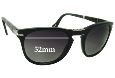 Persol 3028-S Replacement Sunglass Lenses - 52mm wide 