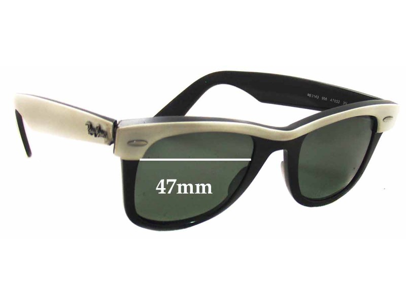 Final skuffe filthy Ray Ban RB2143 Wayfarer 47mm Replacement Lenses