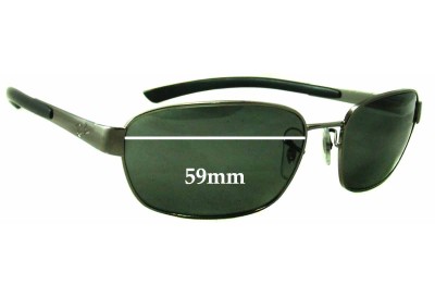 Ray Ban RB3430 Replacement Lenses 59mm wide 
