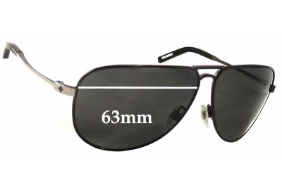 Spy Optic Wilshire Replacement Lenses 63mm wide 