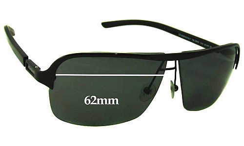 Sunglass Fix Replacement Lenses for Yves Saint Laurent YSL2115/S - 62mm Wide 