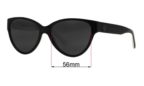 Sunglass Fix Replacement Lenses for DKNY DY4112 - 56mm Wide 
