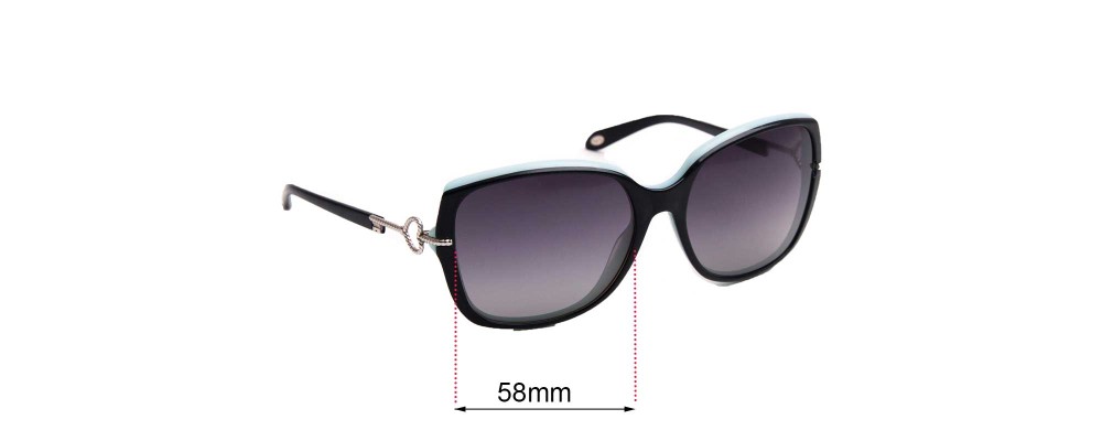 Sunglass Fix Replacement Lenses for Tiffany & Co TF 4101 - 58mm Wide