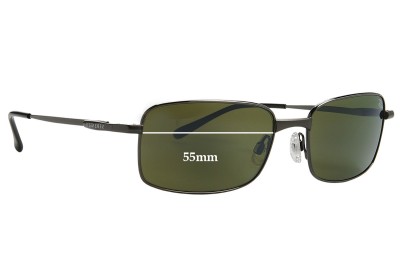 Sunglass Fix Replacement Lenses for Serengeti Siena - 55mm wide 