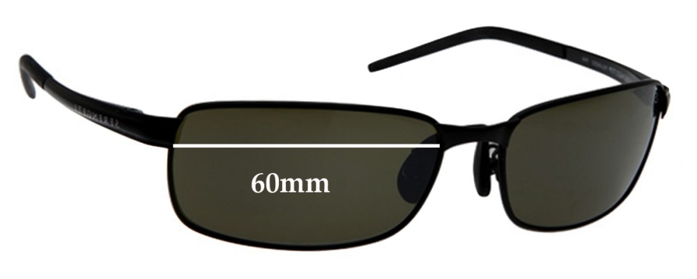 Sunglass Fix Replacement Lenses for Serengeti Vento - 60mm Wide