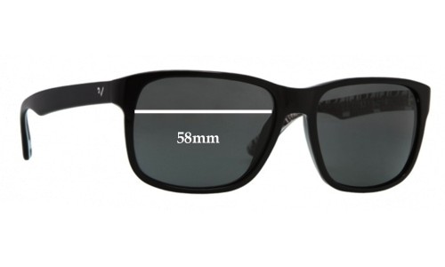 Sunglass Fix Replacement Lenses for Vogue VO2716-S - 58mm Wide 