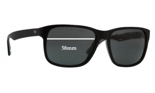 Sunglass Fix Verres de Remplacement pour Vogue VO2716-S - 58mm Wide 