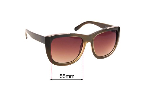 Sunglass Fix Replacement Lenses for Chloe CE 659S - 55mm Wide 