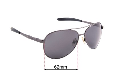 Ray Ban RB8327 Replacement Lenses 62mm wide 