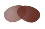 Sunglass Fix Replacement Lenses for Roberto Cavalli Perla 443S - 65mm Wide 