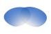 Sunglass Lenses Bee Non-Polarized Diamond French Blue Gradient |Cat2-65%|100%UV|AR Replacement Lenses by Sunglass Fix