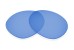 Sunglass Lenses Unknown Non-Polarized Diamond French Blue |Cat2-60%|100%UV|AR Replacement Lenses by Sunglass Fix
