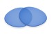 Sunglass Lenses Vintage Aviators Non-Polarized Diamond French Blue |Cat2-60%|100%UV|AR Replacement Lenses by Sunglass Fix