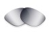 Sunglass Lenses SPR21R Non-Polarized Flash Silver Mirror Black Pair |Cat3-85%|100%UV| Replacement Lenses by Sunglass Fix
