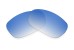 Sunglass Lenses Hand Up AN4249 Non-Polarized Diamond French Blue Gradient |Cat2-65%|100%UV|AR Replacement Lenses by Sunglass Fix