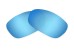 Sunglass Lenses Aruba Non-Polarized Light-Blue Mirror Black |Cat3-85%|100%UV| Replacement Lenses by Sunglass Fix