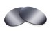 Sunglass Lenses SPR03I Non-Polarized Extrm Slv Mirror DrkBlck |CAT4-92%|100%UV| Replacement Lenses by Sunglass Fix