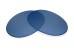 Sunglass Lenses Nottingham Polarized Diamond Steel Blue Polarized |Cat3-85%|100%UV|AR Replacement Lenses by Sunglass Fix